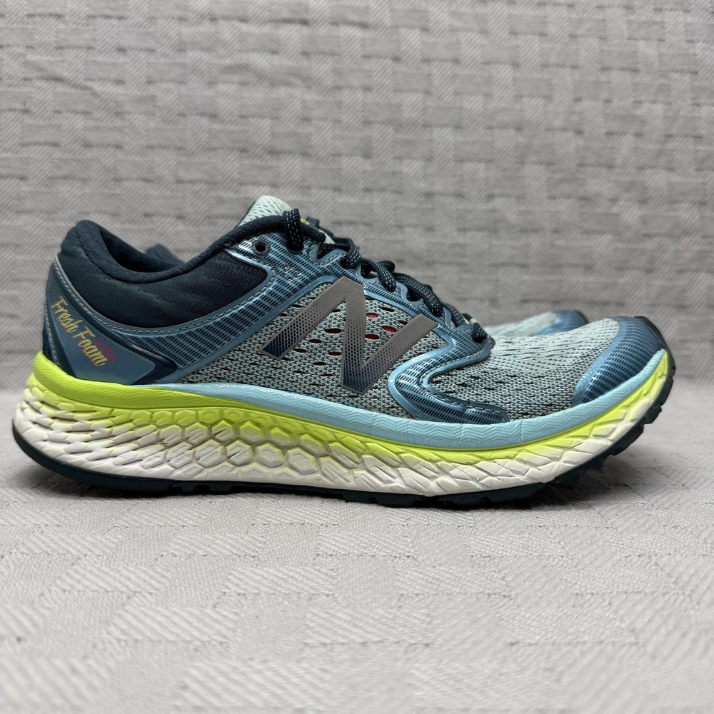 New Balance Fresh Foam 1080v7 Shoes Womens Size 8.5 Blue Running‎ Sneakers